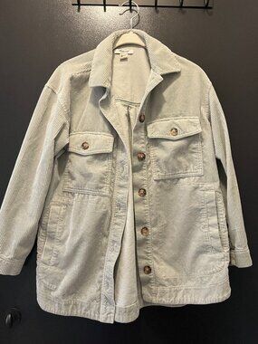 Madewell Corduroy Kentwood Oversized Shirt-Jacket